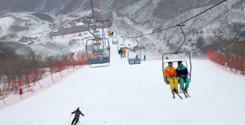 Chinese company helped build Masik Pass ski resort