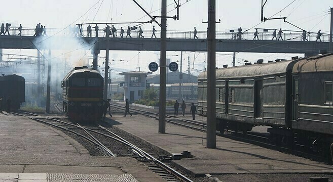 South Korean railway head visits Pyongyang