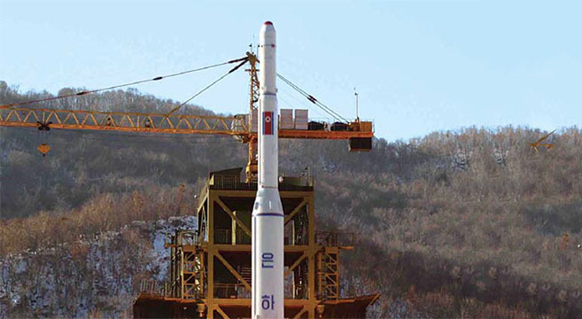 N. Korean official affirms satellite-launch right, talks of further nuclear test