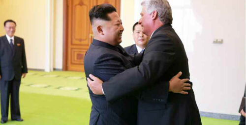 Kim Jong Un has rare meeting with official foreign delegation