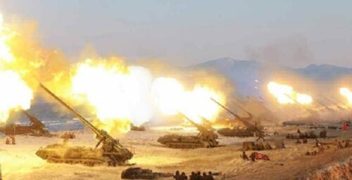 North Korea holds its largest ever artillery exercise