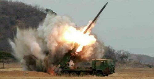 N.Korea reveals details of 300mm multiple rocket launcher