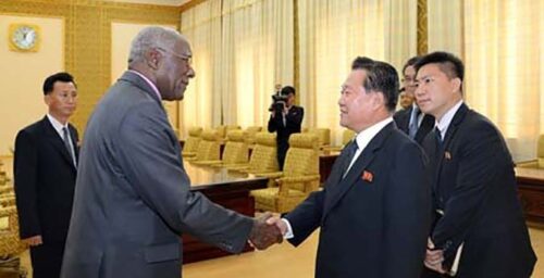 Cuban special envoy meets N.Korea’s highest officials