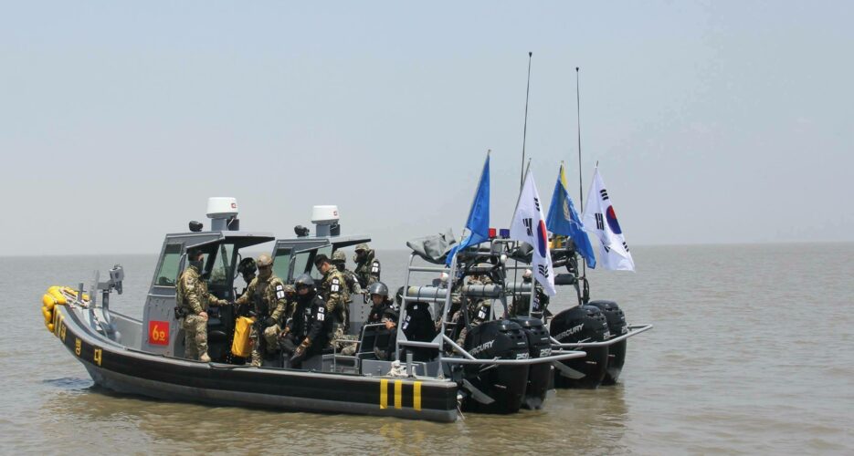 UN Command polices Chinese boats in Han River estuary