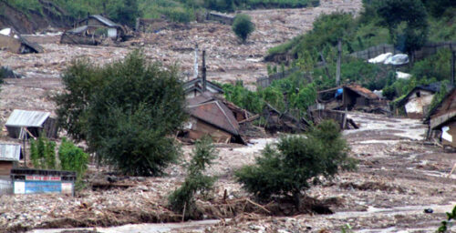 Flooding damage is the “biggest cataclysm” since 1945 liberation, says KCNA