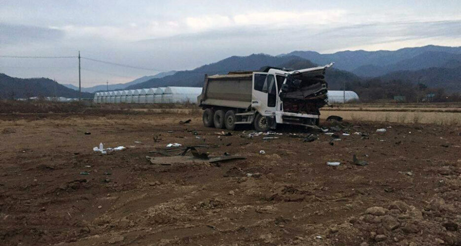 Anti-tank mine explosion kills a S.Korean driver near DMZ
