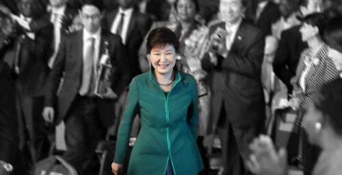 Park legal team continues to link her fall to North Korea
