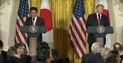 Trump says U.S. behind Japan 100% following N.Korea missile test