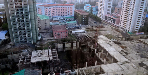 In Pyongyang, a once seven-star hotel project site remains derelict