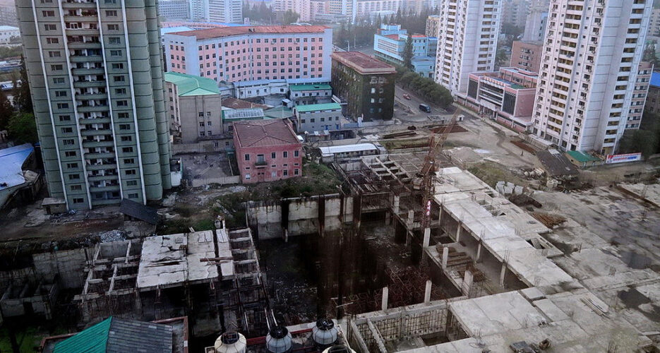 In Pyongyang, a once seven-star hotel project site remains derelict