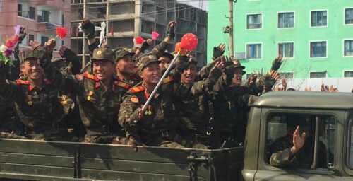 Pyongyang’s ‘other’ military parade in pictures