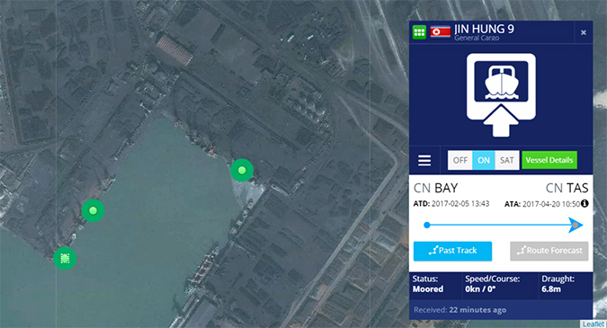 Four N. Korean ships, three with troubled pasts, allowed into Chinese coal port