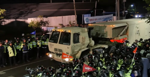 Amid local protests, key THAAD components deployed in South Korea