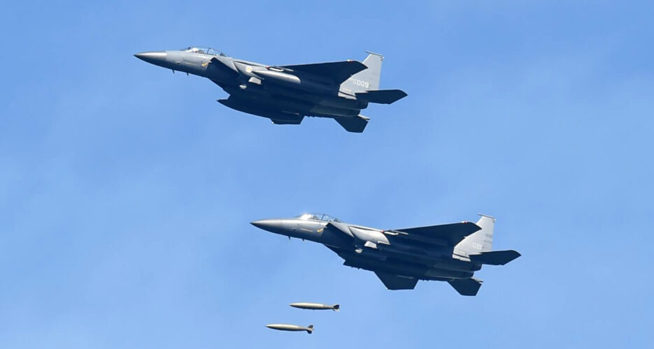 S. Korean air force conducts test strike against N. Korean leadership