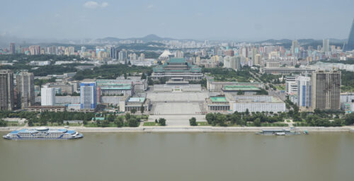 In pictures: Construction activity continues in North Korean capital city