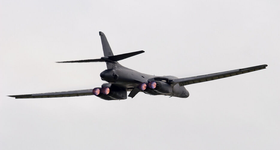 U.S. sends B-1B bombers off North Korea’s east coast