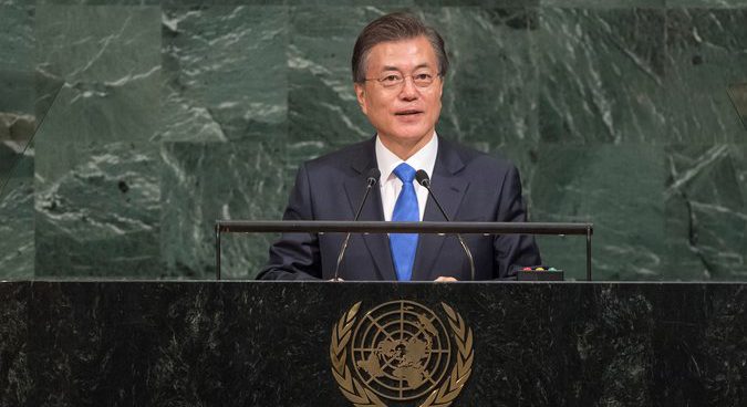 Moon promotes peace at the UN, urges N. Korea to engage in dialogue