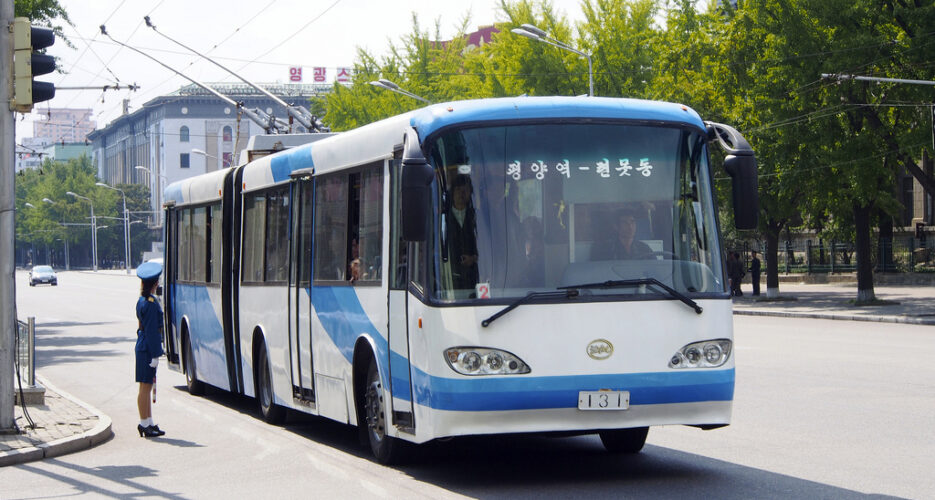 North Korean buses using new technology to limit oil consumption