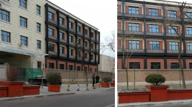 N. Korean embassy “hotel” nears completion in Beijing, pictures show