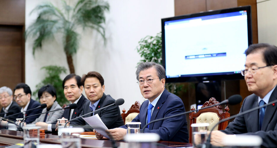 Moon urges South Koreans to support dialogue with North, PyeongChang cooperation