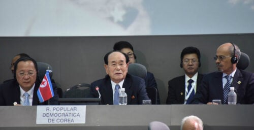 The great survivor: after 21 years at the top, Kim Yong Nam steps down