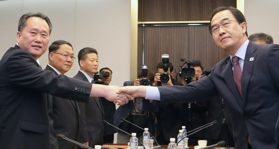 Two Koreas begin high-level talks at Panmunjom