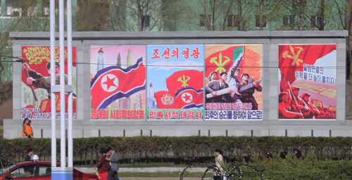 In Pyongyang, anti-U.S. propaganda posters mostly disappear