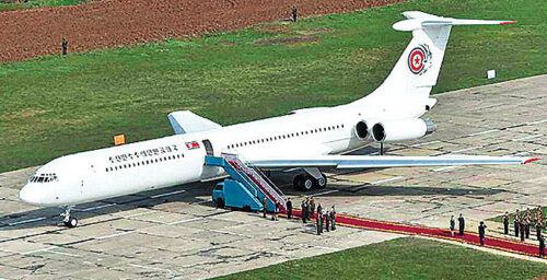 Kim Jong Un’s private jet en route to Singapore, data indicates