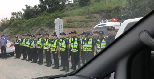 South Korean police block NGO from sending balloons to North Korea