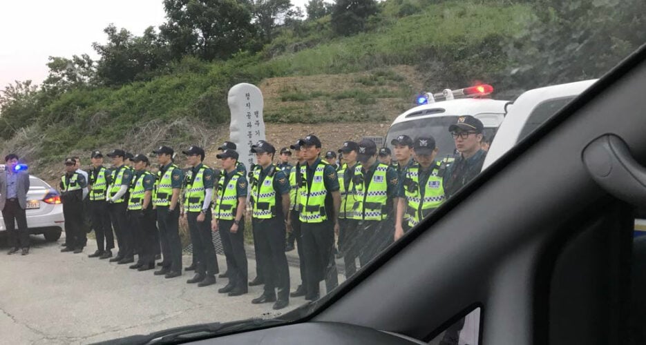 South Korean police block NGO from sending balloons to North Korea