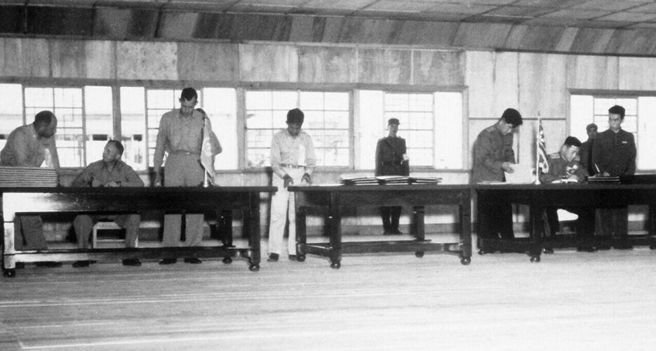 Fragile peace: the signing of the Korean Armistice Agreement