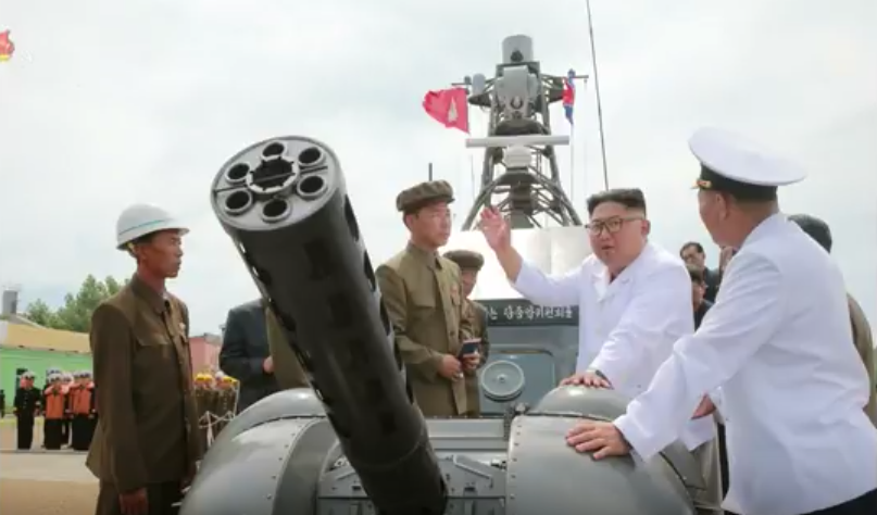 First images of newly-built North Korean warship published by state media