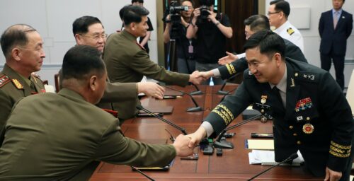 Two Koreas discuss “substantive” steps towards relieving military tensions