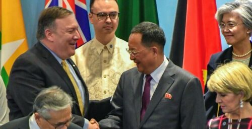 U.S. actions since Singapore summit are alarming, North Korean FM says