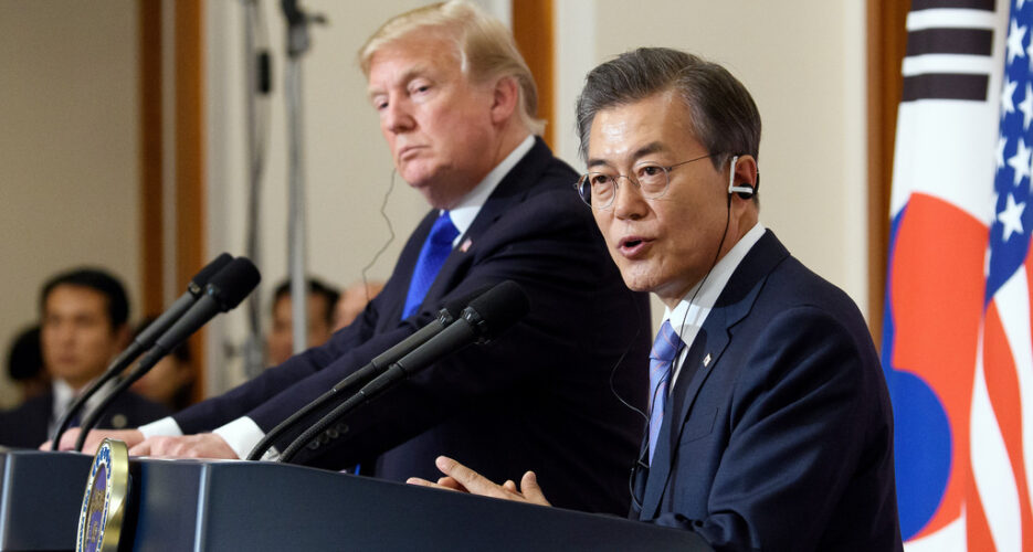 Trump supports Seoul sending humanitarian aid to North Korea: Blue House