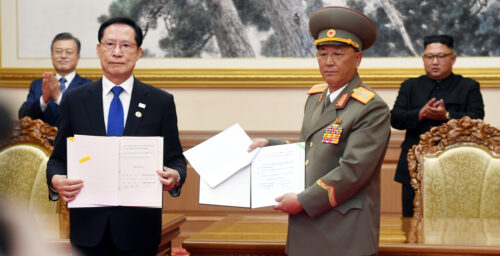De facto peace treaty? Unpacking the inter-Korean military agreement