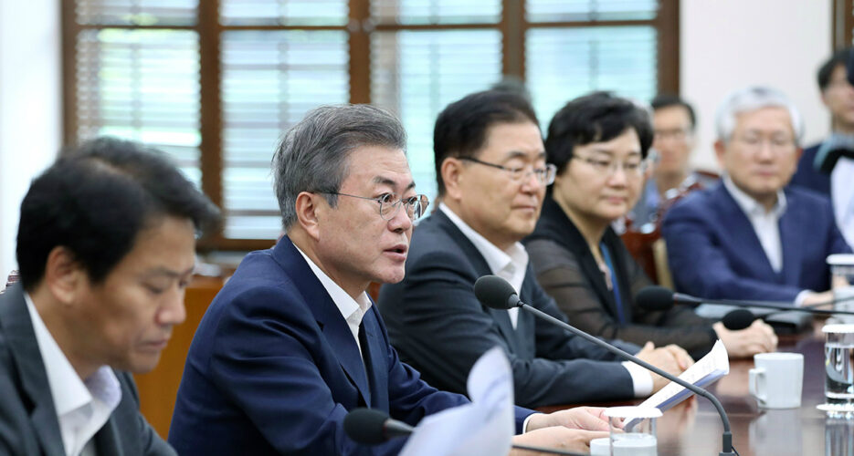 S.Korean President urges Trump, Kim to make “bold decision” in nuclear talks