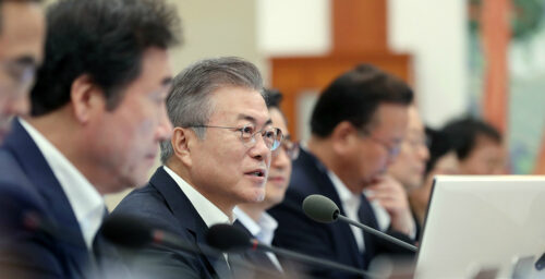 Moon aiming for a peace declaration with North Korea this year
