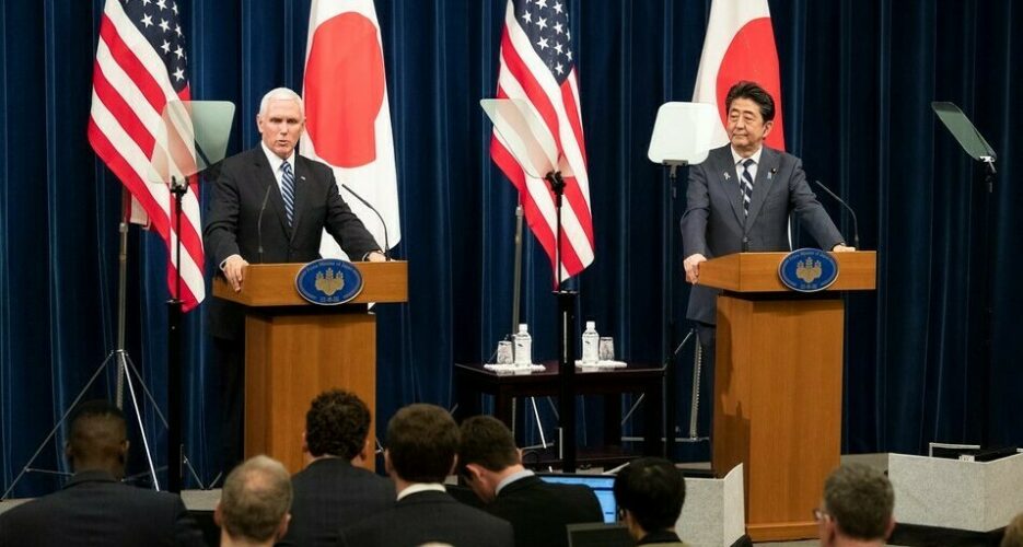 Pence reiterates support for “pressure campaign” on N. Korea as trip to Asia begins