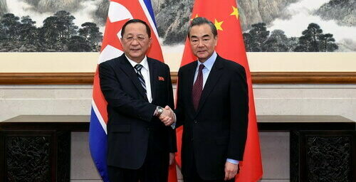 China reiterates support for DPRK’s “new strategic line” at Ri, Wang meeting