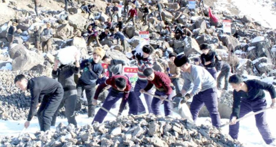 “Thousands” of students working at Samjiyon construction site, state media says
