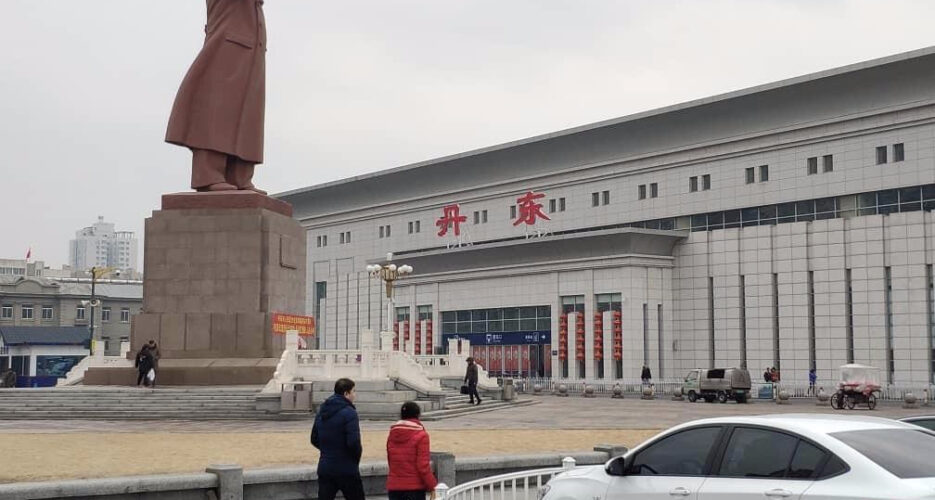 Dandong station quiet amid rumors of upcoming train journey by Kim Jong Un