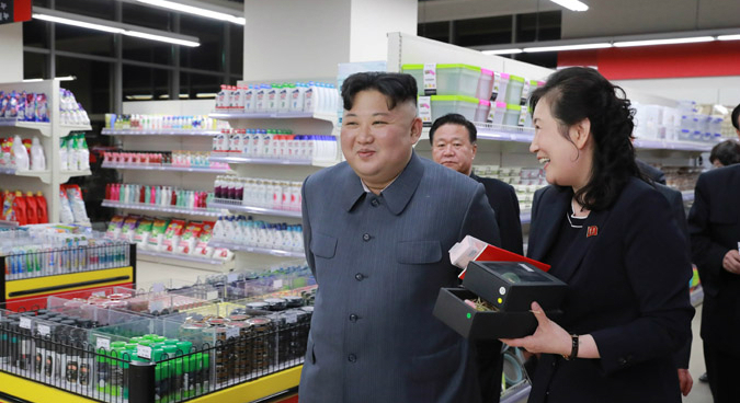 Kim Jong Un praises new facilities in visit to recently-renovated department store