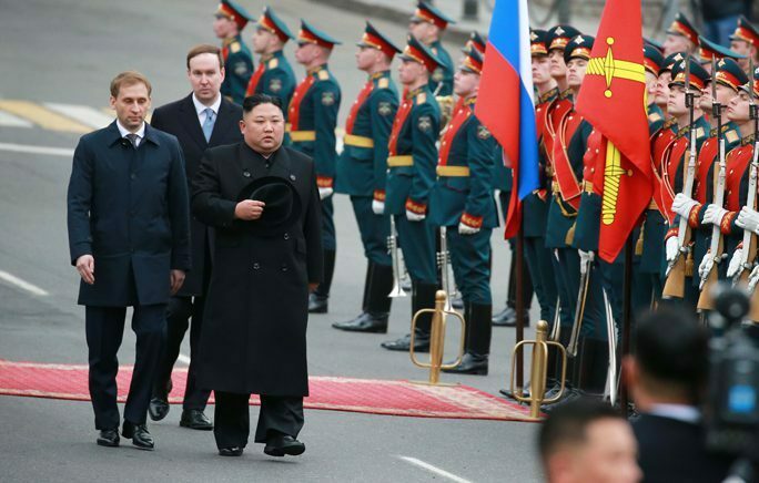 Kim Jong Un arrives in Vladivostok as meeting with Putin set for Thursday