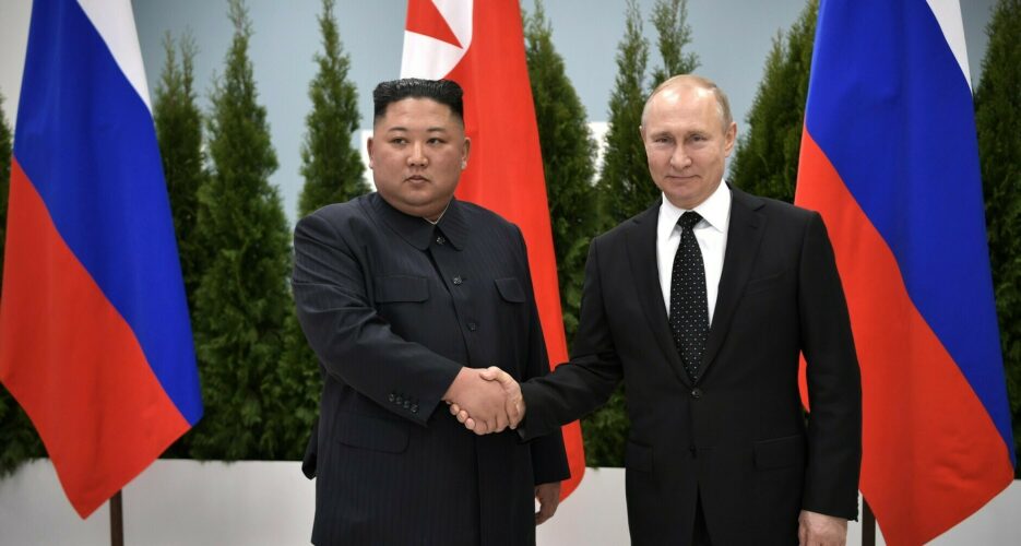 Kim Jong Un, Vladimir Putin meet in Vladivostok for first summit