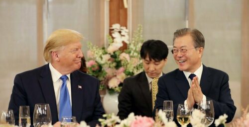 Trump arrives in Seoul for two-day summit with Moon, possible DMZ meeting with Kim