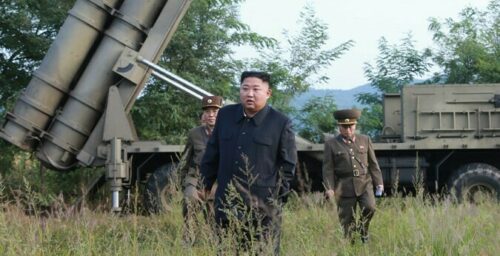 Kim Jong Un guided another test of new “super-large” MLRS on Tuesday: KCNA