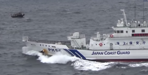 North Korean fishing boat sinks following collision with Japanese patrol vessel