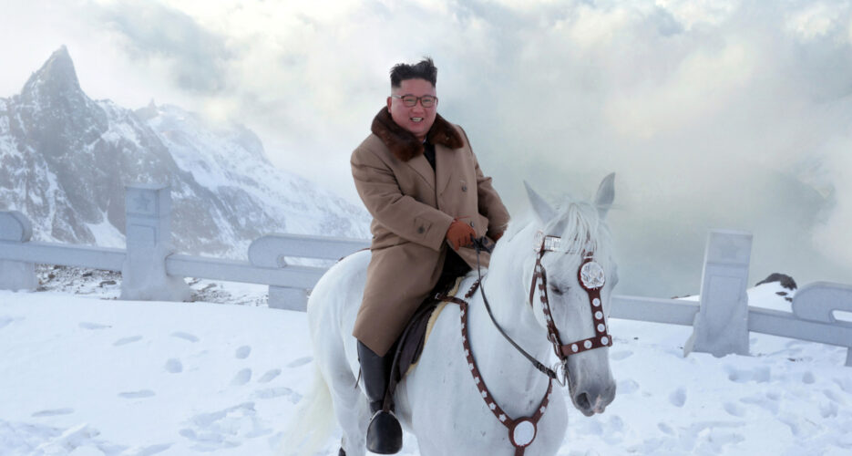 Kim Jong Un scales politically-symbolic Mount Paektu on horseback: state media