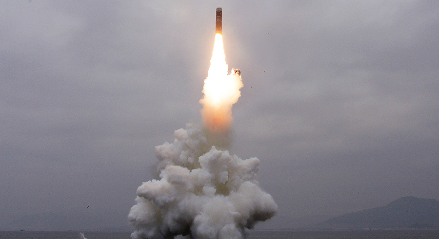 Pukguksong-3 SLBM test-launch is “powerful blow” to hostile forces: Rodong Sinmun